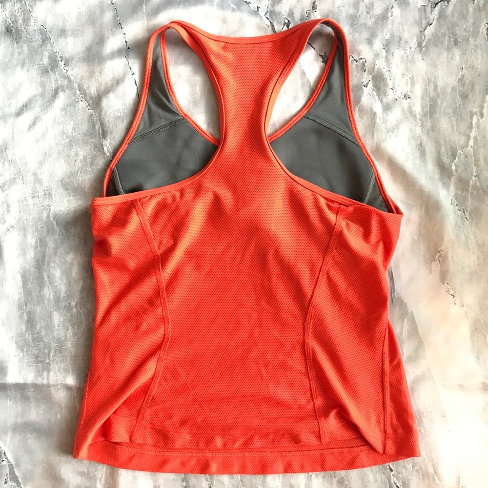 Nike dry fit orange top - Picture 2 of 4
